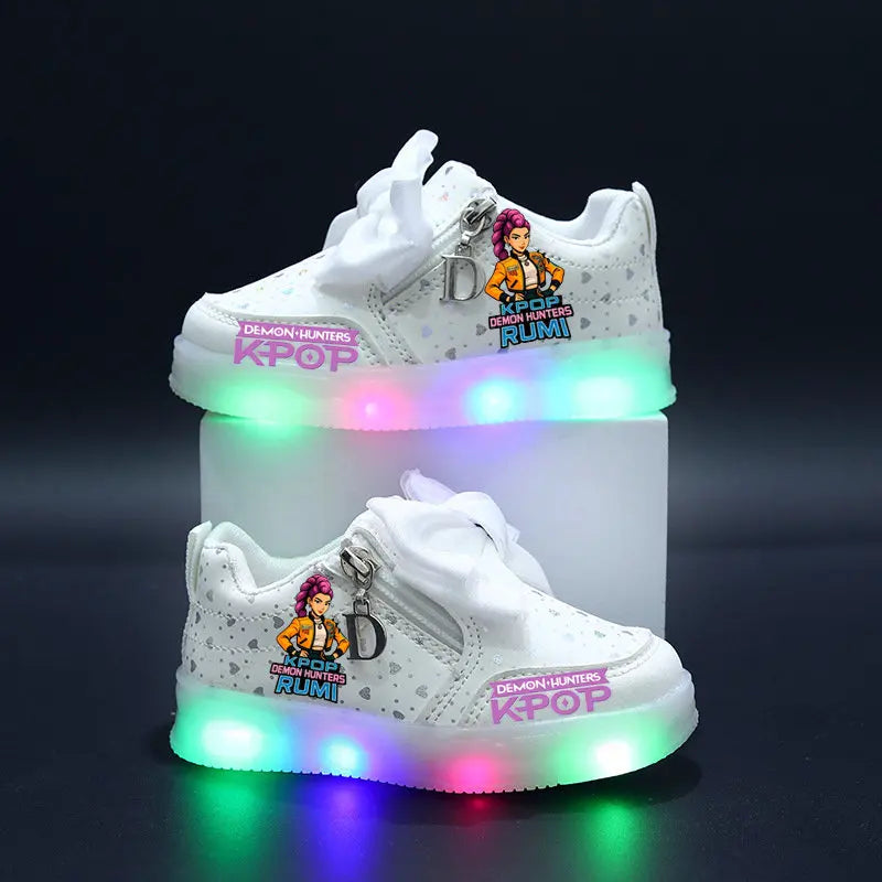 Chaussures Lumineuse KPop Demon Hunters Avec Noeud