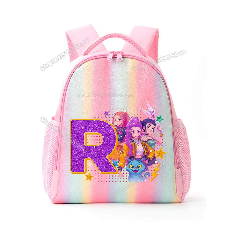 Sac d'Ecole KPop Demon Hunters Lettre Prénom — photo 26