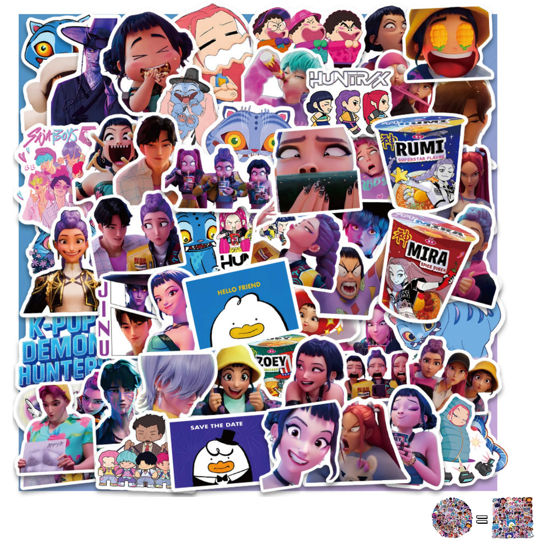 Stickers KPop Demon Hunters Huntrix