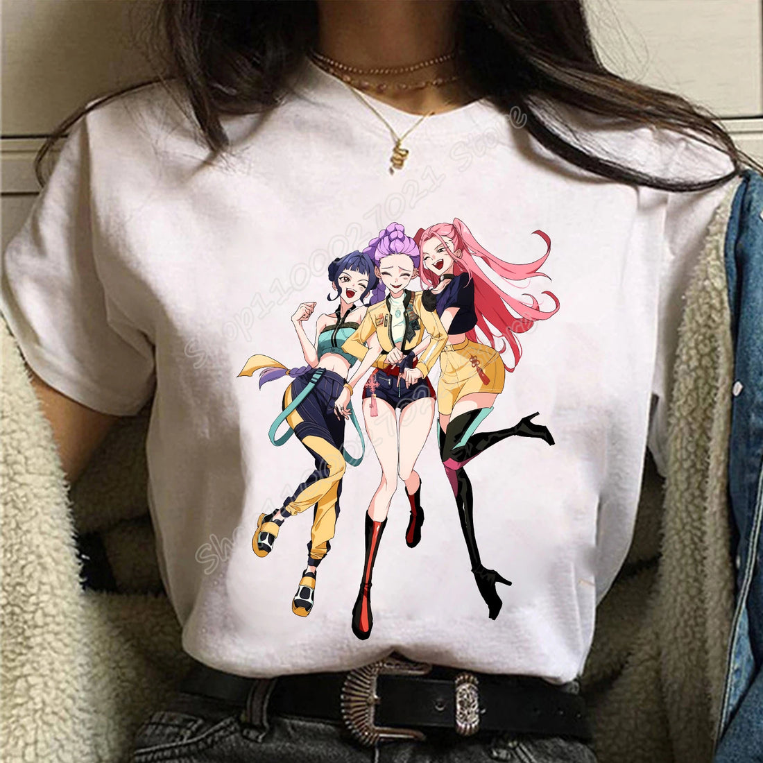 T-shirt KPop Demon Hunters Trio