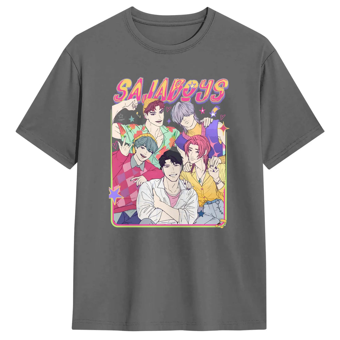 T-shirt KPop Demon Hunters Saja Boys Noir — photo 11