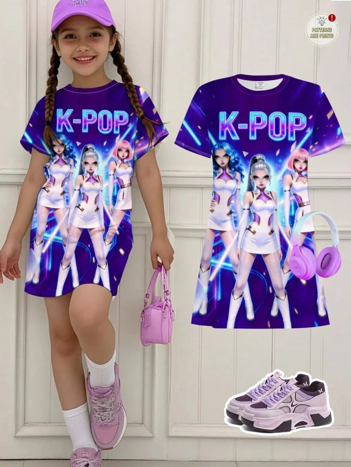 Robe Enfant KPop Demon Hunters Huntrix