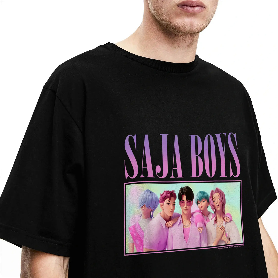 T-shirt KPop Demon Hunters Saja Boys Film — photo 3