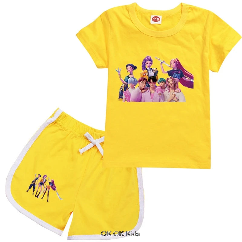 Pyjama Short Enfant KPop Demon Hunters Fille