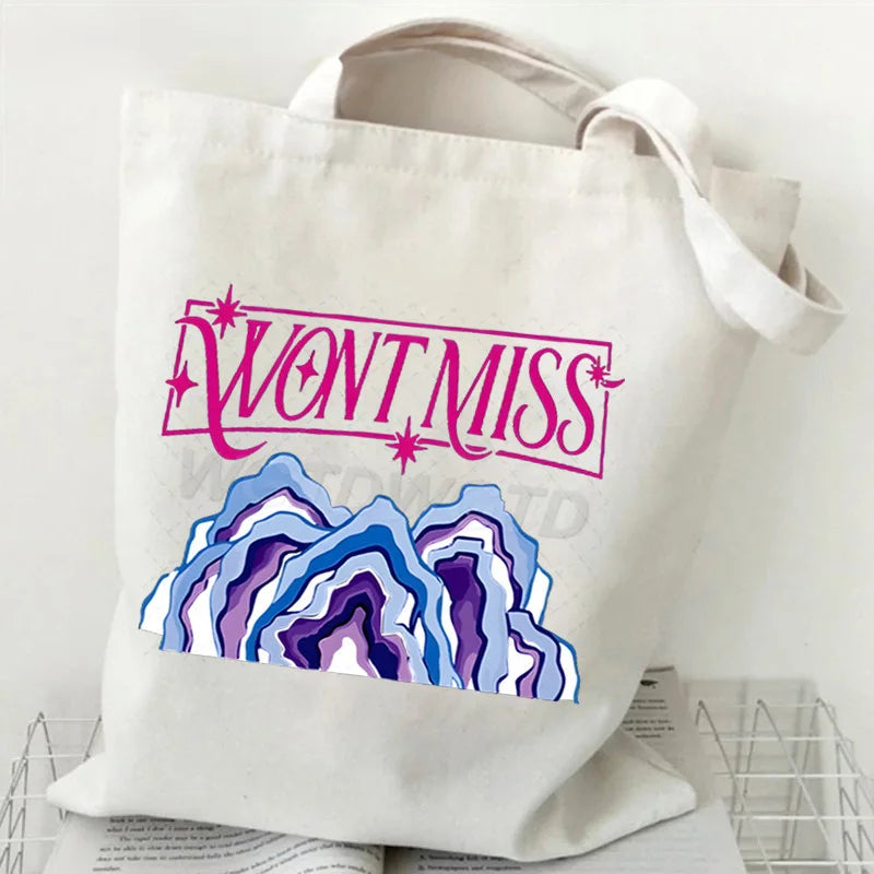 Tote Bag KPop Demon Hunters Mira Wont Miss Blanc