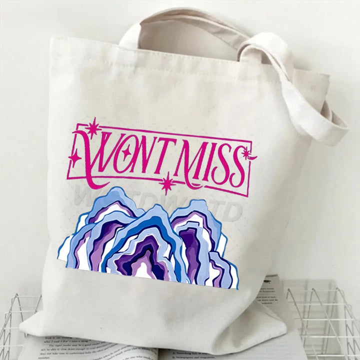 Tote Bag KPop Demon Hunters Mira Wont Miss Blanc