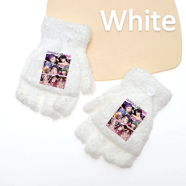 Gants KPop Demon Hunters Film Blanc