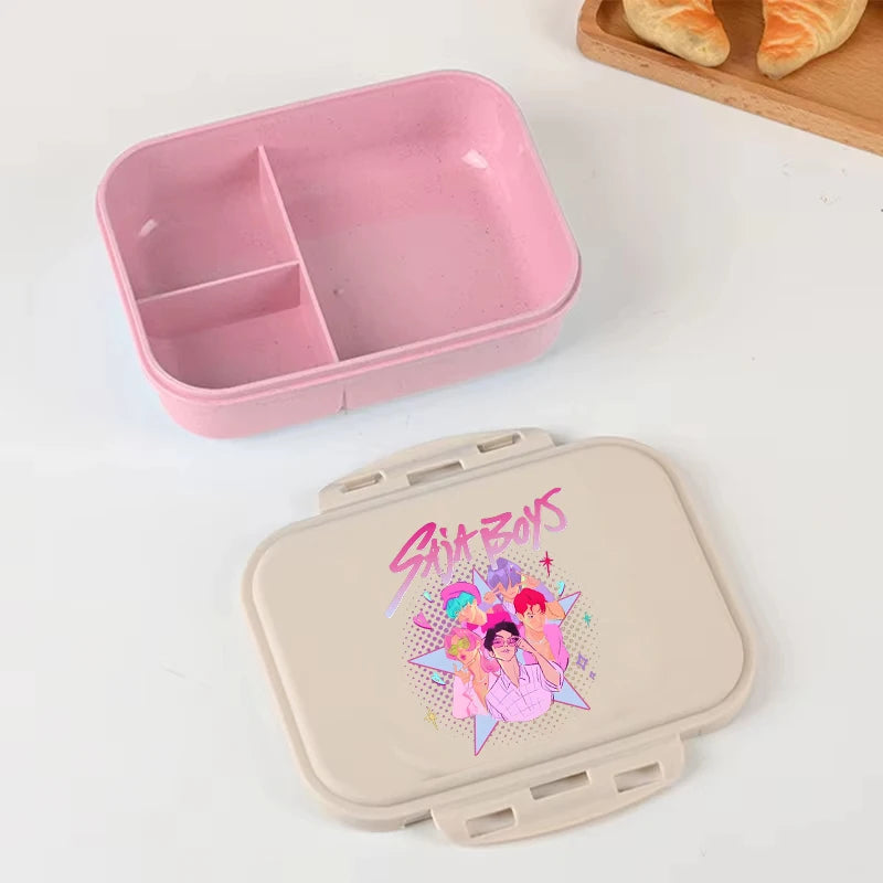 Lunch Box KPop Demon Hunters Saja Boys Rose
