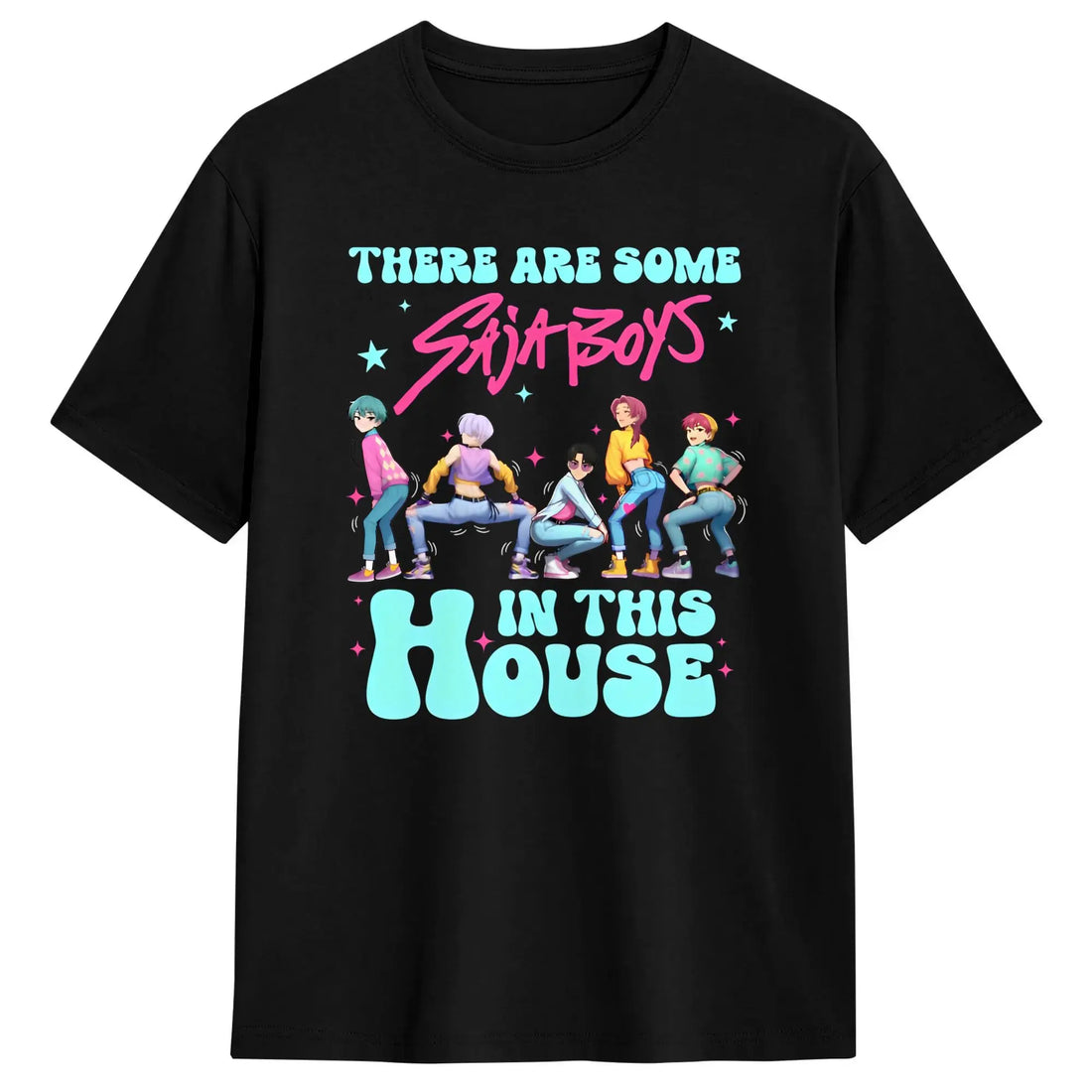 T-shirt KPop Demon Hunters Saja Boys Danse