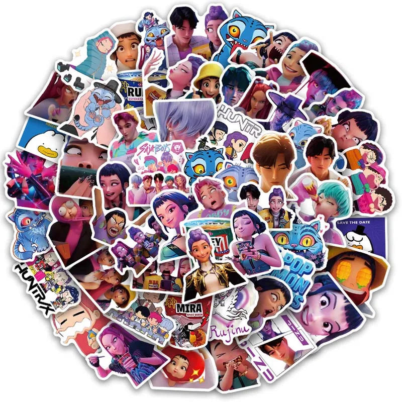 Stickers KPop Demon Hunters Huntrix