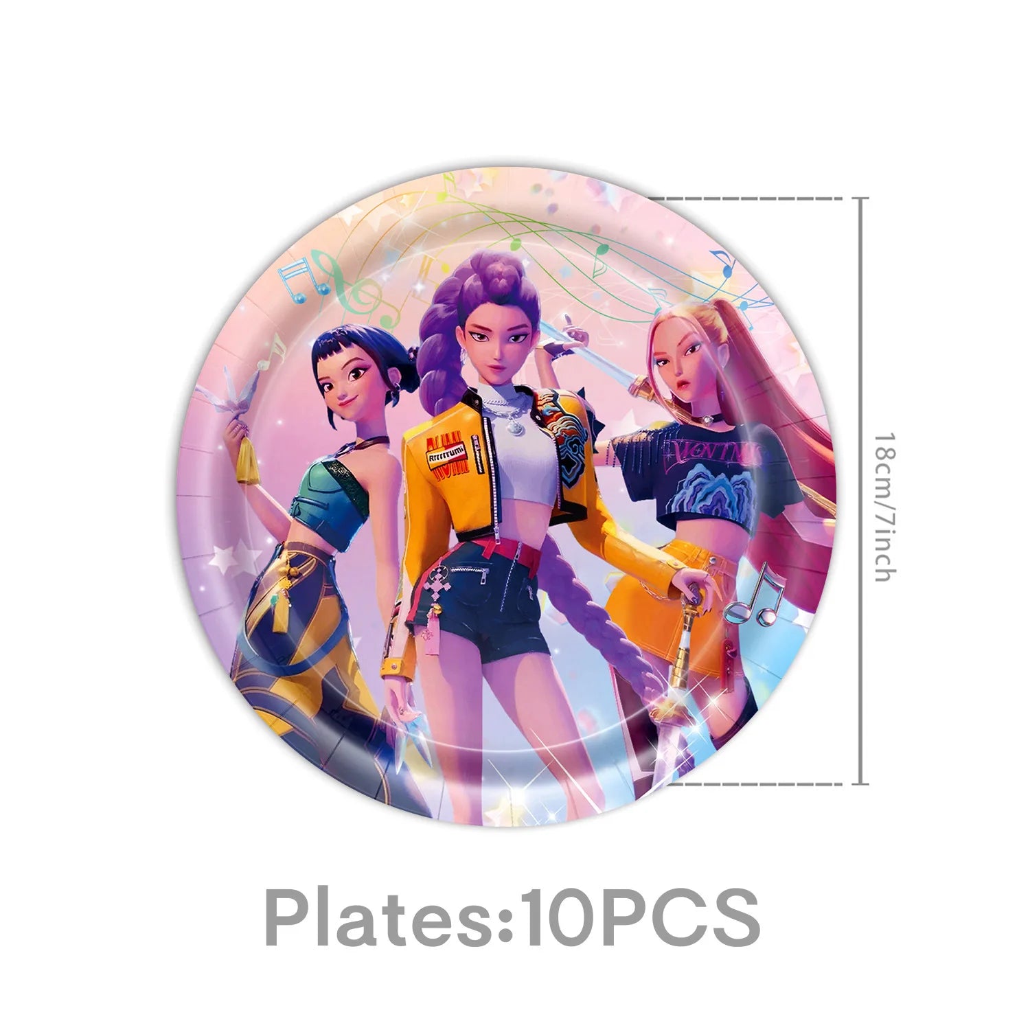 Décoration Anniversaire KPop Demon Hunters Pack — photo 2
