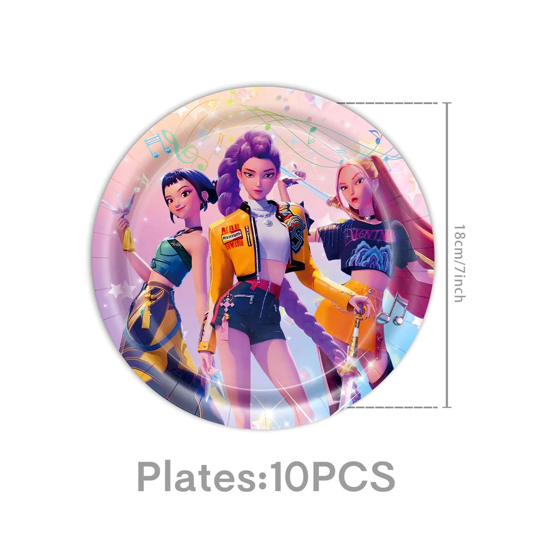 Décoration Anniversaire KPop Demon Hunters Pack — photo 2
