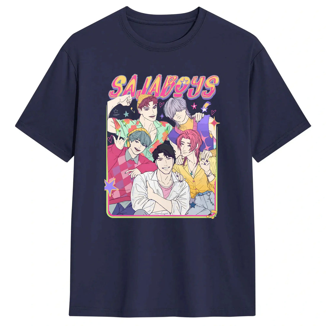 T-shirt KPop Demon Hunters Saja Boys Noir — photo 13