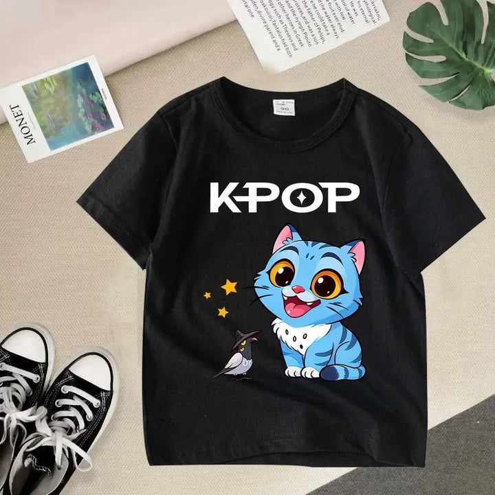 T-Shirt Enfant KPop Demon Hunters Derpy Et Sussie