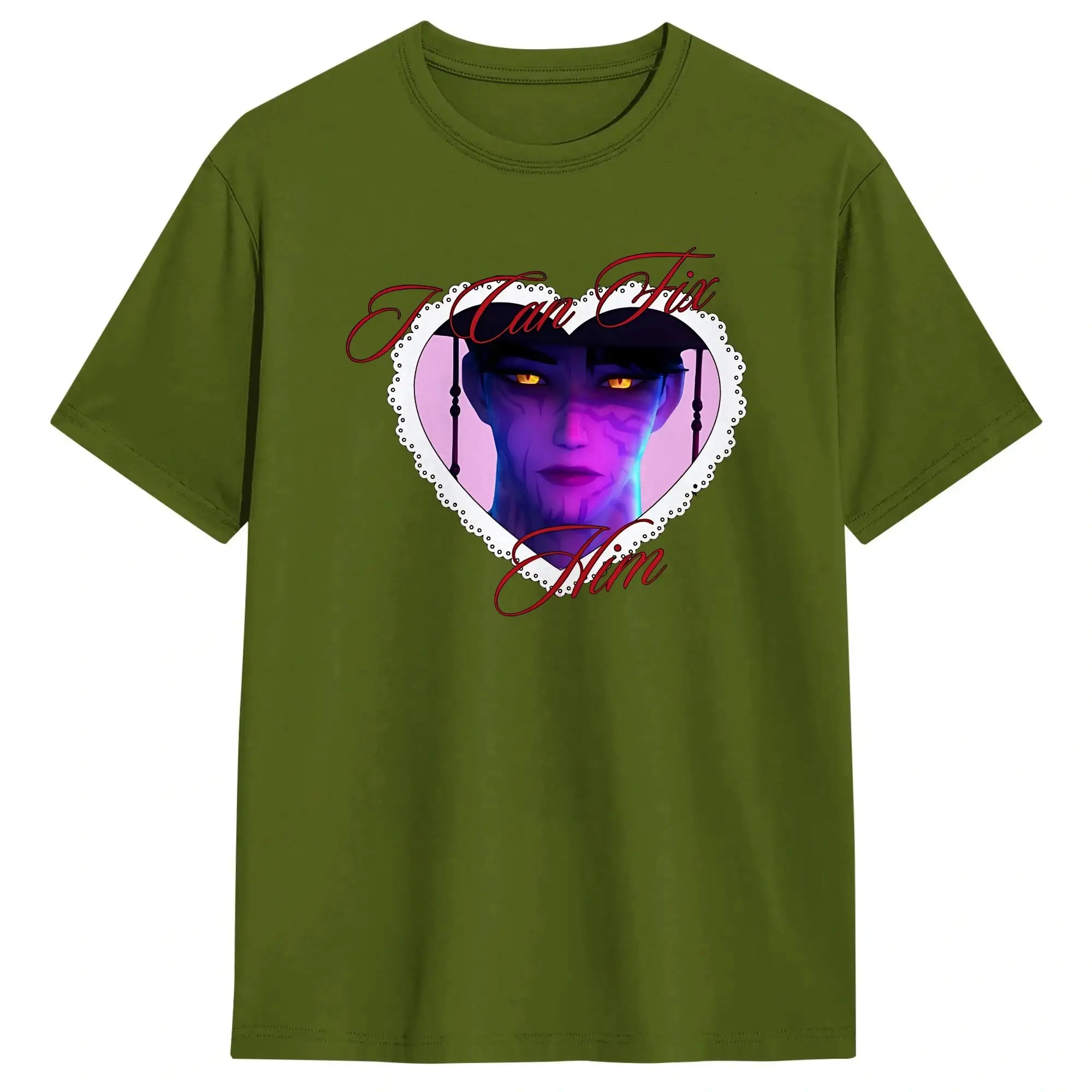 T-shirt KPop Demon Hunters Jinu I Can Fix Him — photo 14