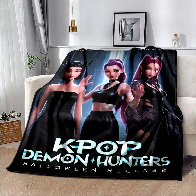 Plaid KPop Demon hunters Huntrix Tenue Noir