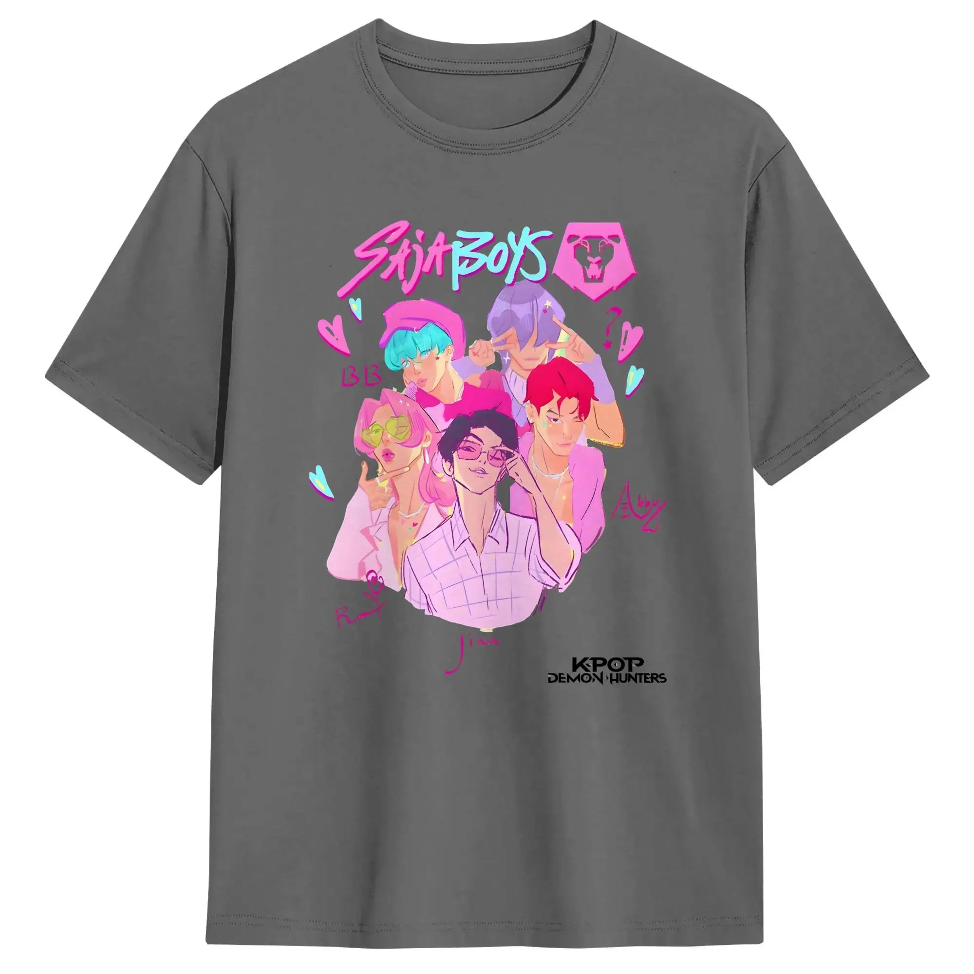T-shirt KPop Demon Hunters Saja Boys Blanc — photo 15