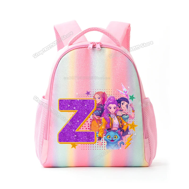 Sac d'Ecole KPop Demon Hunters Lettre Prénom — photo 11