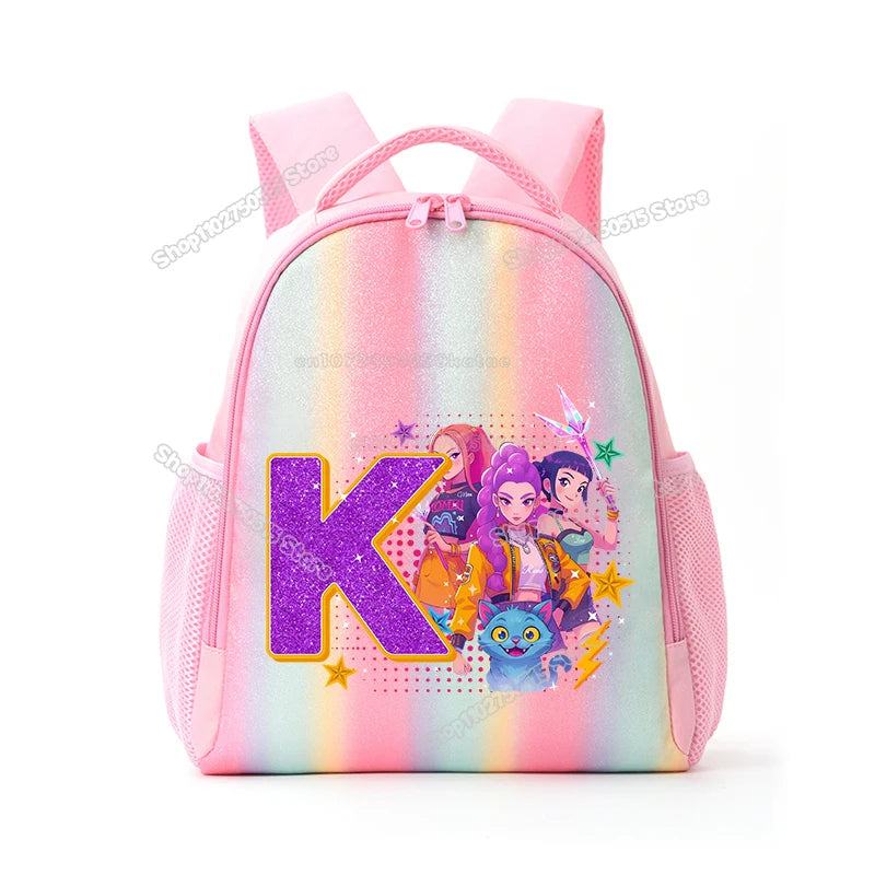 Sac d'Ecole KPop Demon Hunters Lettre Prénom — photo 13