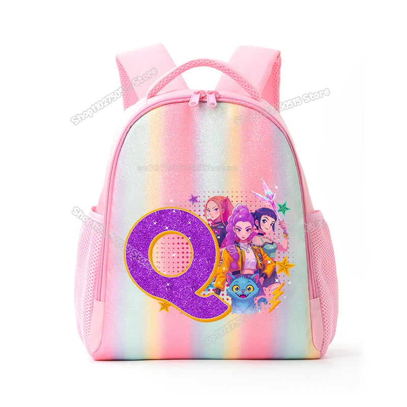 Sac d'Ecole KPop Demon Hunters Lettre Prénom — photo 9