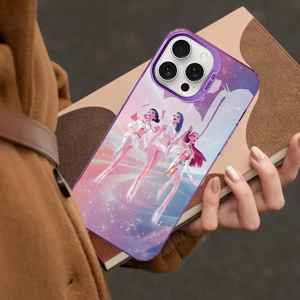 Coque iPhone 15 plus KPop Demon Hunters Huntrix
