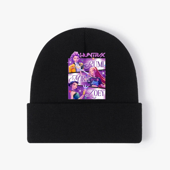 Bonnet KPop Demon Hunters Noir
