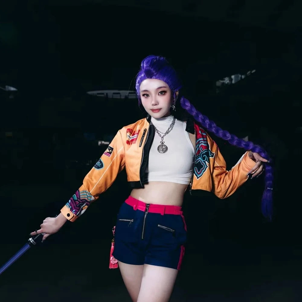 Cosplay KPop Demon Hunters Huntrix Rumi