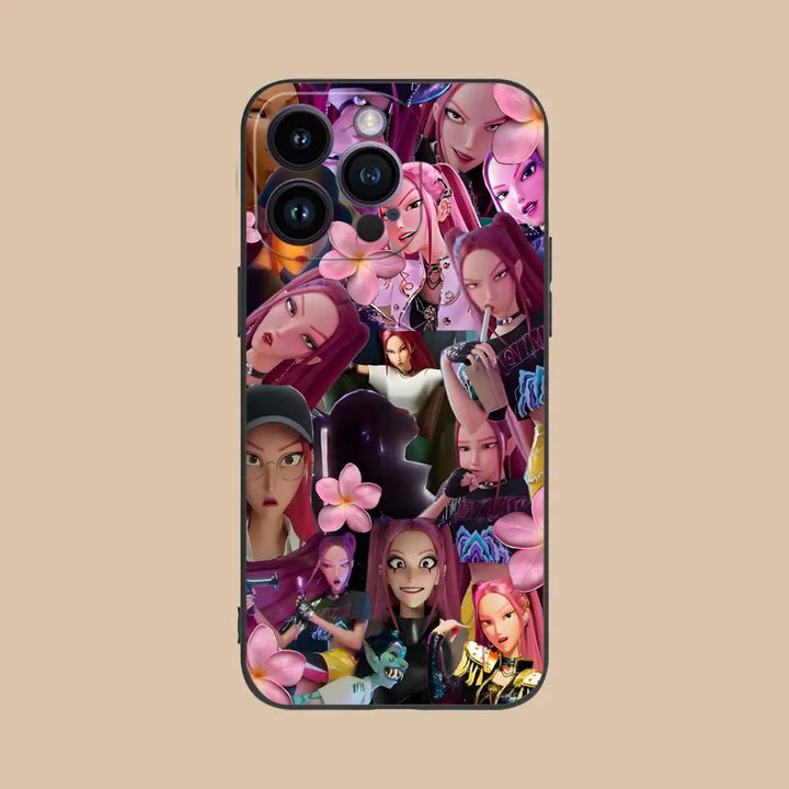 Coque iPhone KPop Demon Hunters Huntrix Mira Dessin Animé