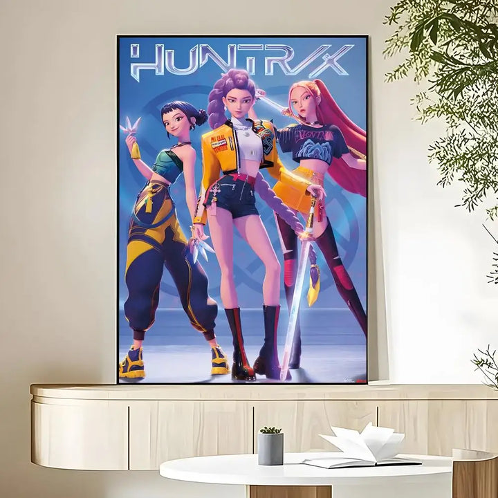 Poster KPop Demon Hunters Affiche