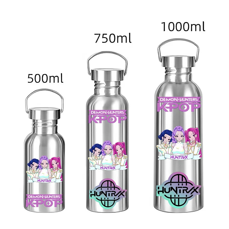 Gourde En Acier Inoxydable KPop Demon Hunters Huntrix Golden