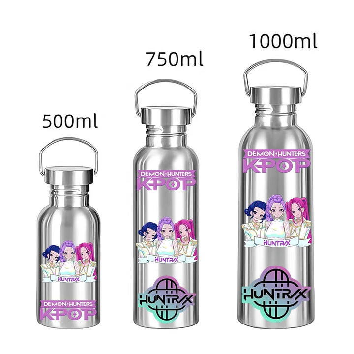 Gourde En Acier Inoxydable KPop Demon Hunters Huntrix Golden