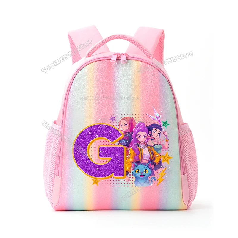 Sac d'Ecole KPop Demon Hunters Lettre Prénom — photo 14