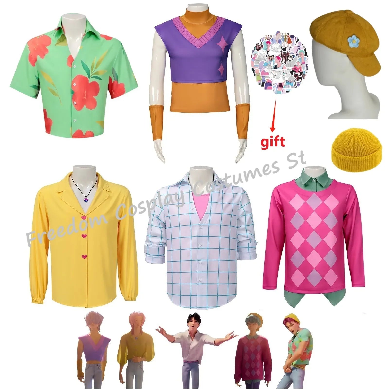 Cosplay KPop Demon Hunters Saja Boys Baby