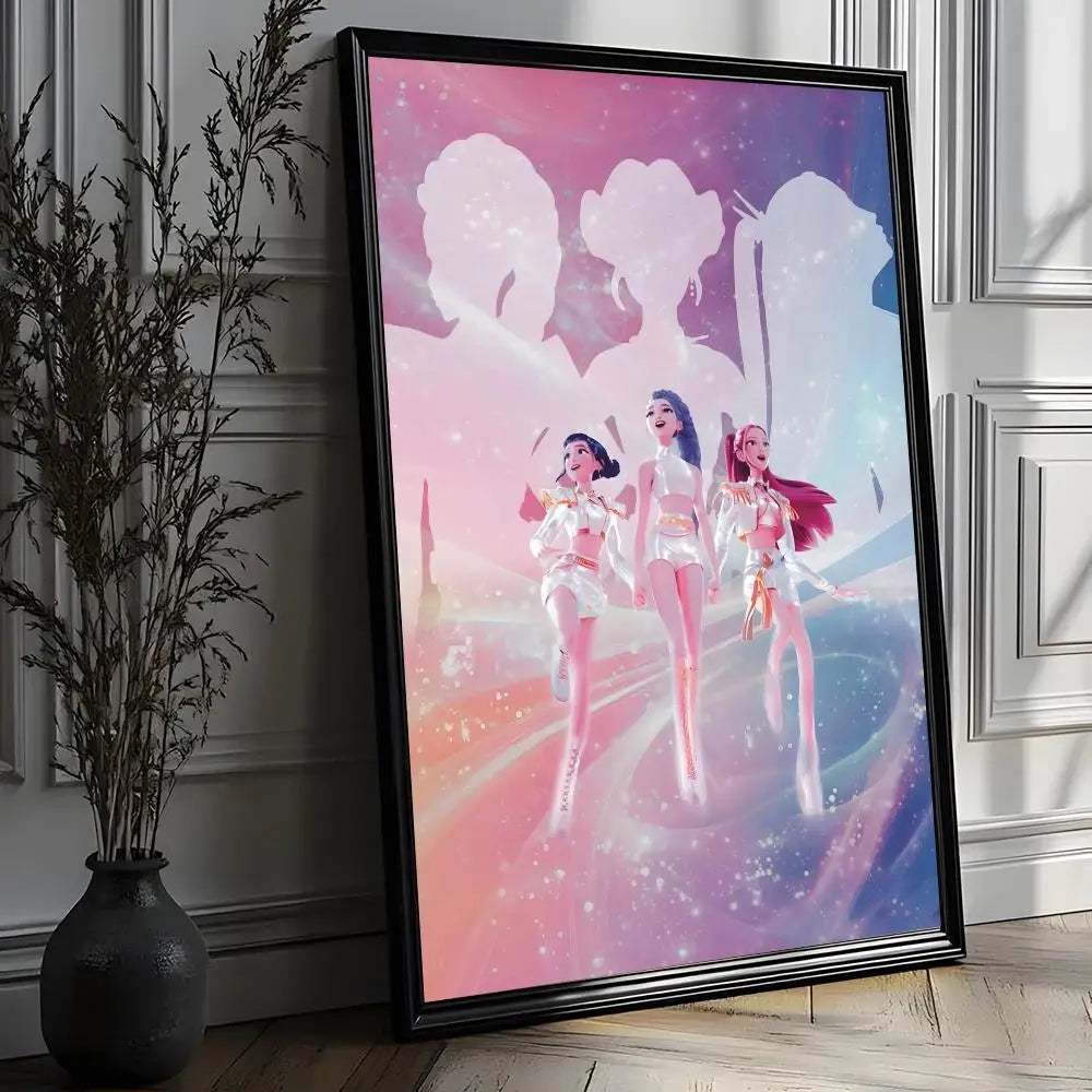 Poster KPop Demon Hunters Huntrix Golden