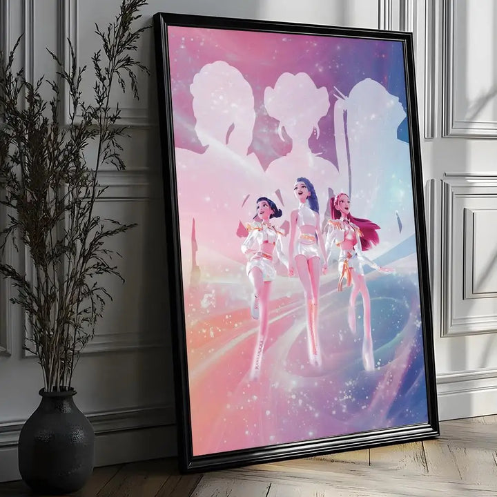 Poster KPop Demon Hunters Huntrix Golden