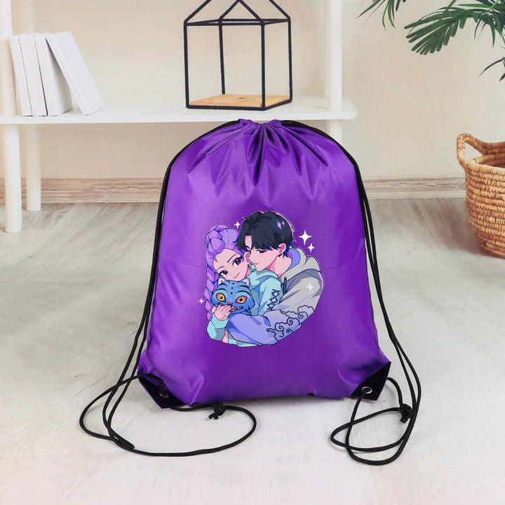 Sac A Cordon KPop Demon Hunters Rumi Jinu Et Derpy