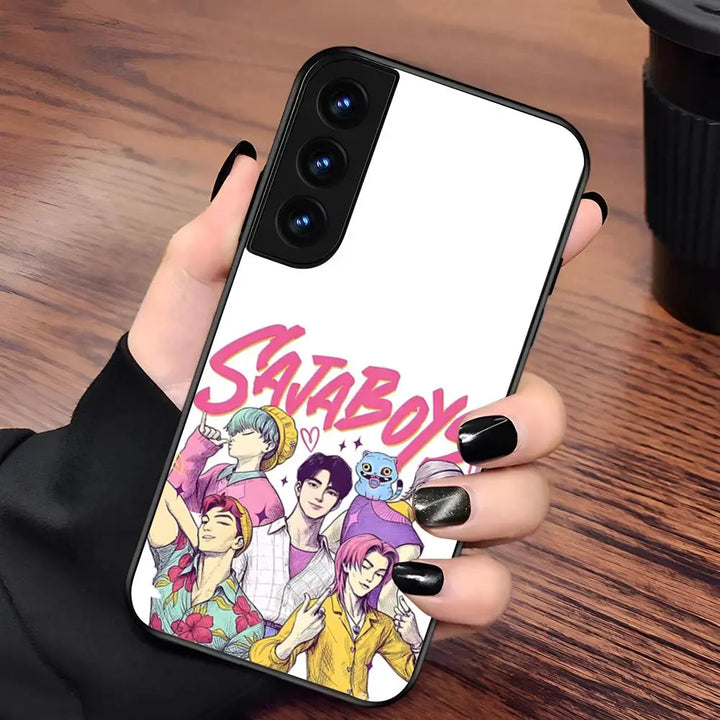 Coque Samsung KPop Demon Hunters Saja Boys Blanc