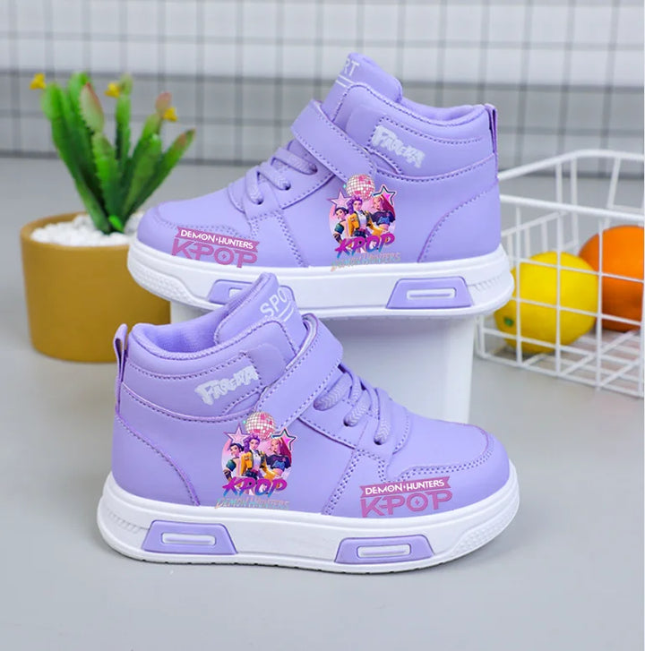 Chaussures Montante KPop Demon Hunters Huntrix Violette