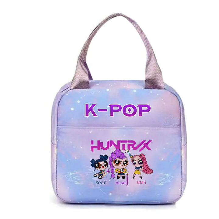 Lunch Bag KPop Demon Hunters Huntrix Super Nana