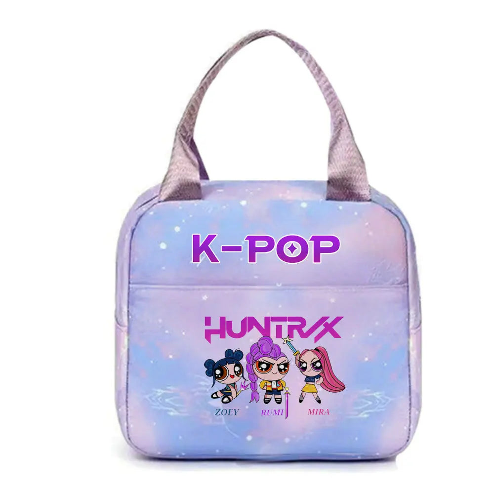 Lunch Bag KPop Demon Hunters Huntrix Et Derpy Bleu — photo 21