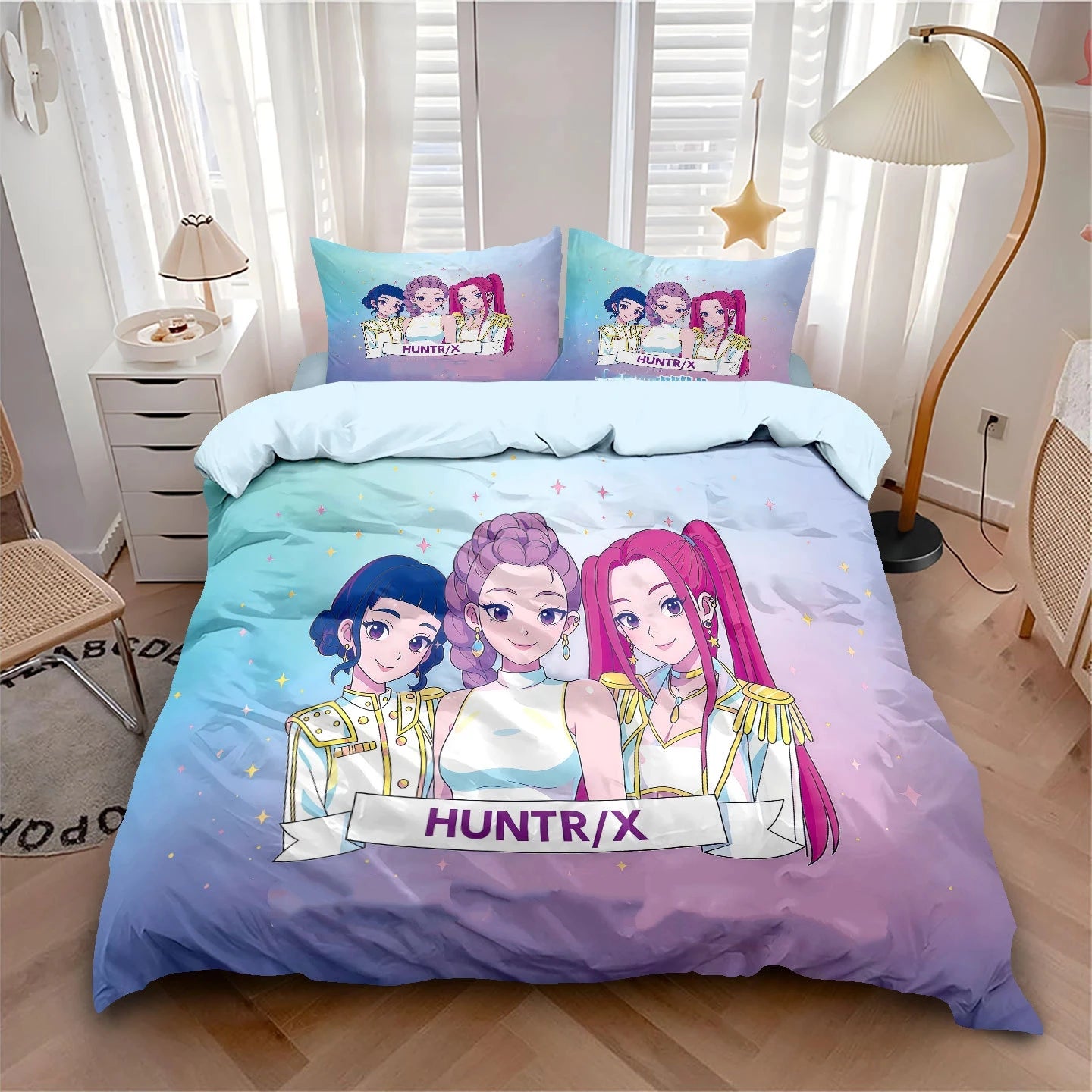 Housse De Couette KPop Demon Hunters Huntrix Et Derpy — photo 7