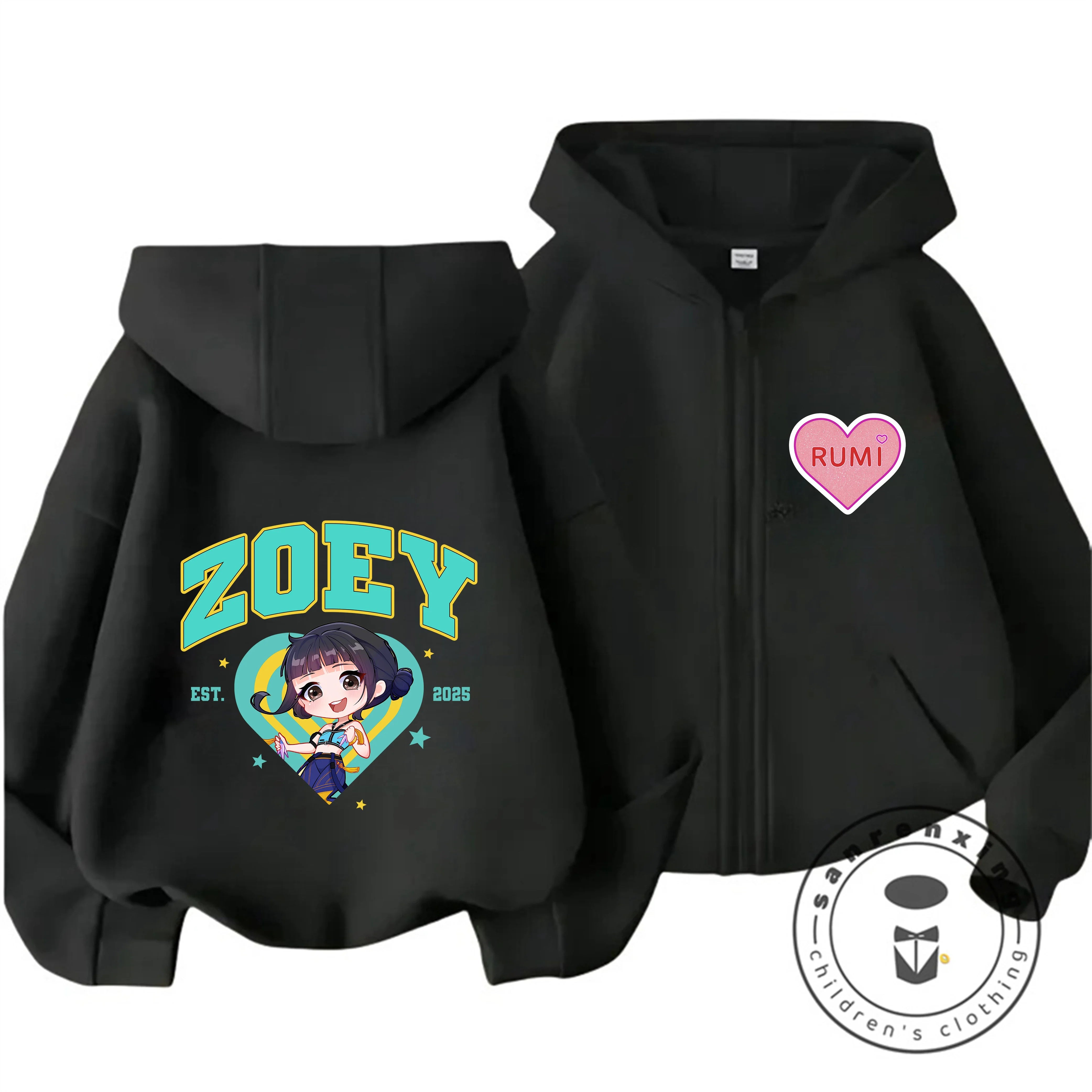 Gilet à Capuche Enfant KPop Demon Hunters Rumi — photo 3