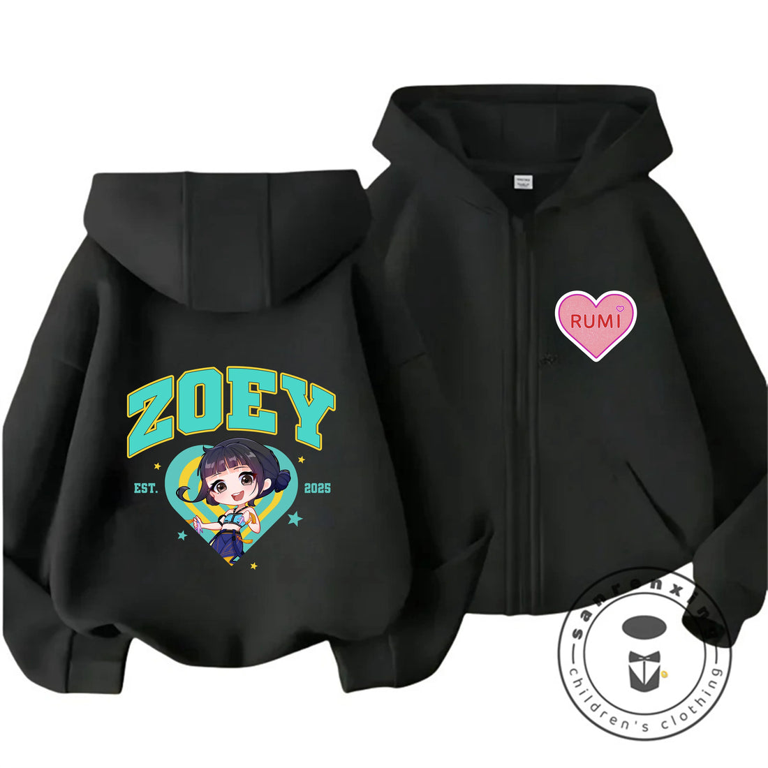 Gilet à Capuche Enfant KPop Demon Hunters Rumi Fille — photo 3