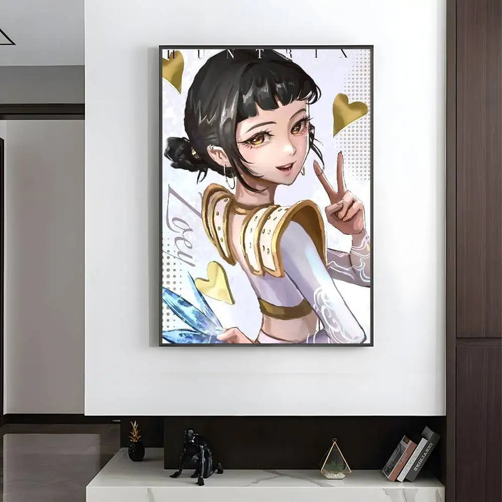 Poster KPop Demon Hunters Zoey Golden
