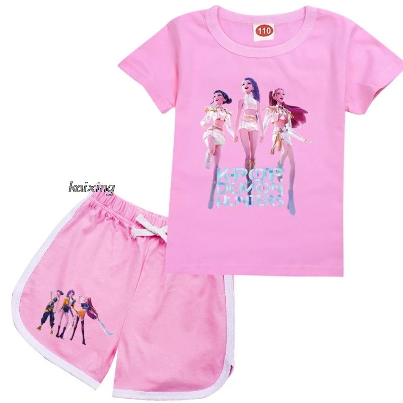 Pyjama Short Enfant KPop Demon Hunters Rose