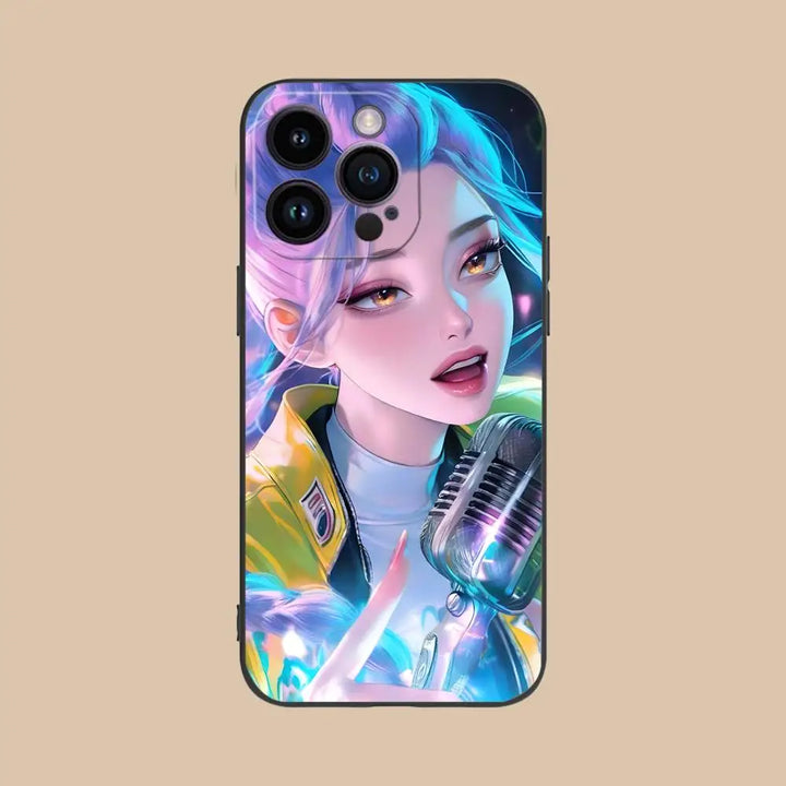 Coque iPhone KPop Demon Hunters Huntrix Rumi Animé