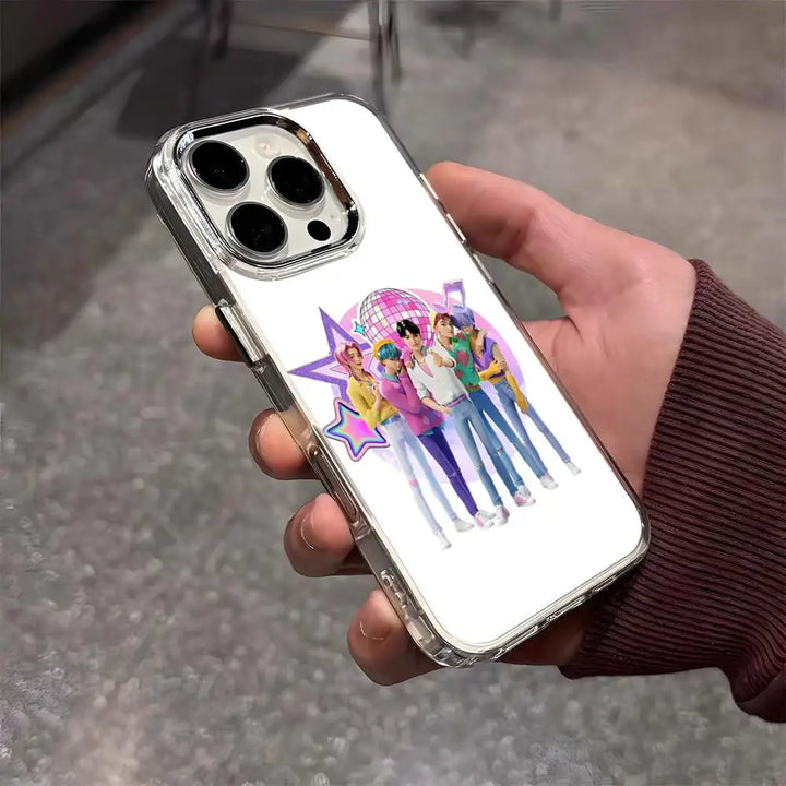 Coque IPhone KPop Demon Hunters Saja Boys Blanc