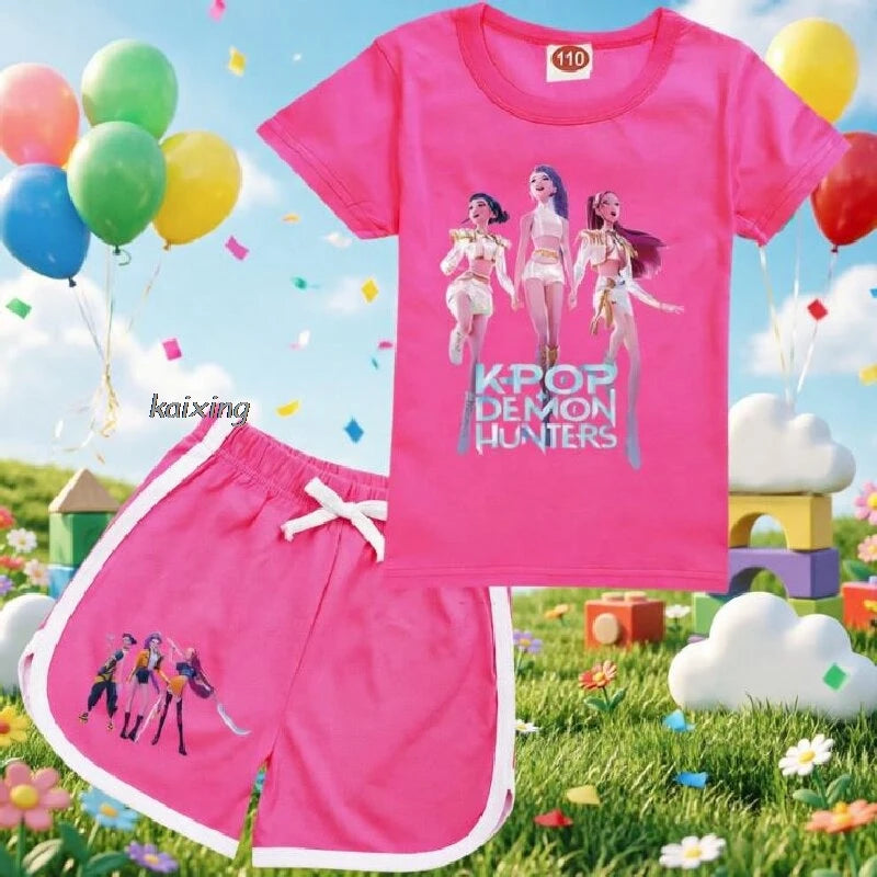 Pyjama Short Enfant KPop Demon Hunters Rose