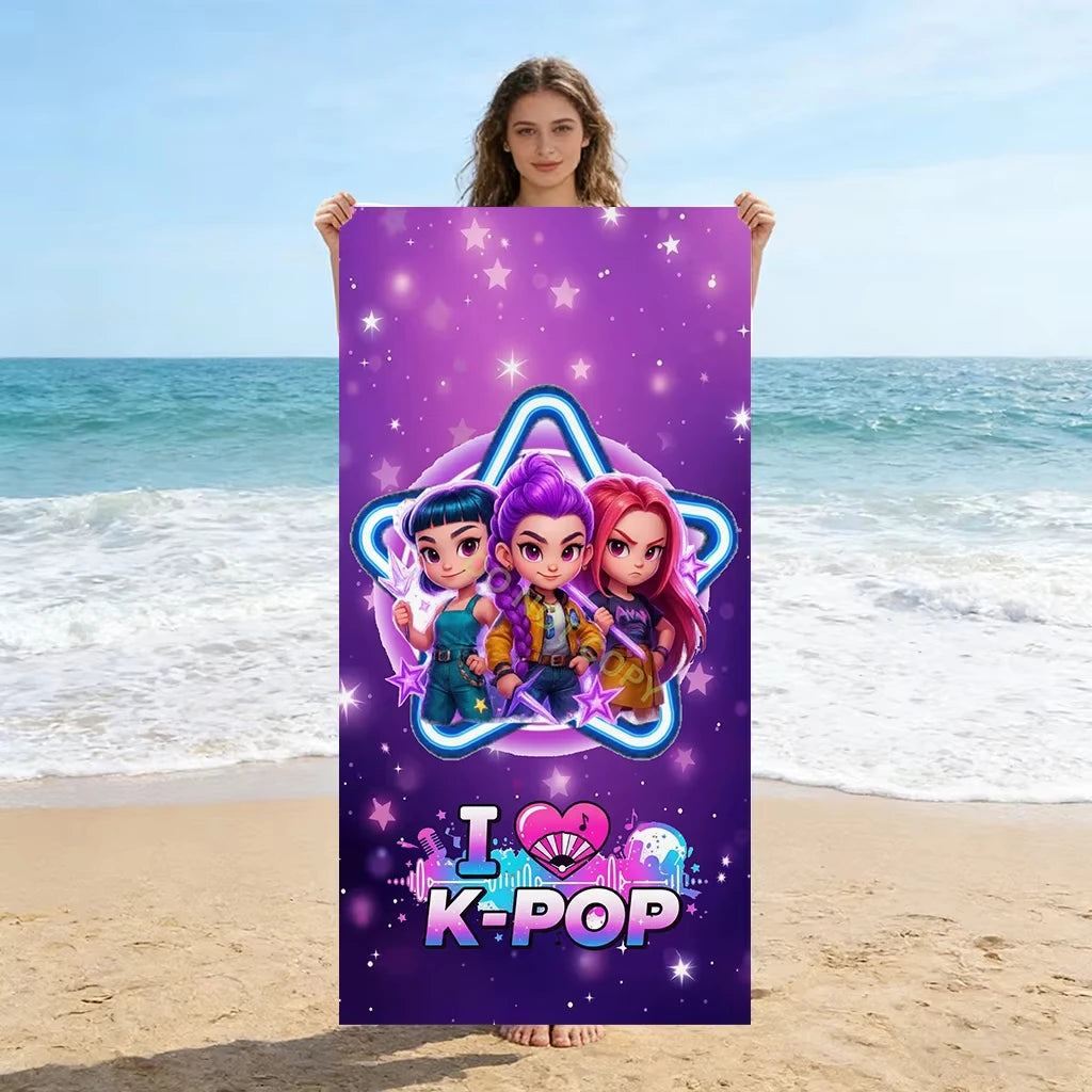Serviette De Plage KPop Demon Hunters Huntrix — photo 4