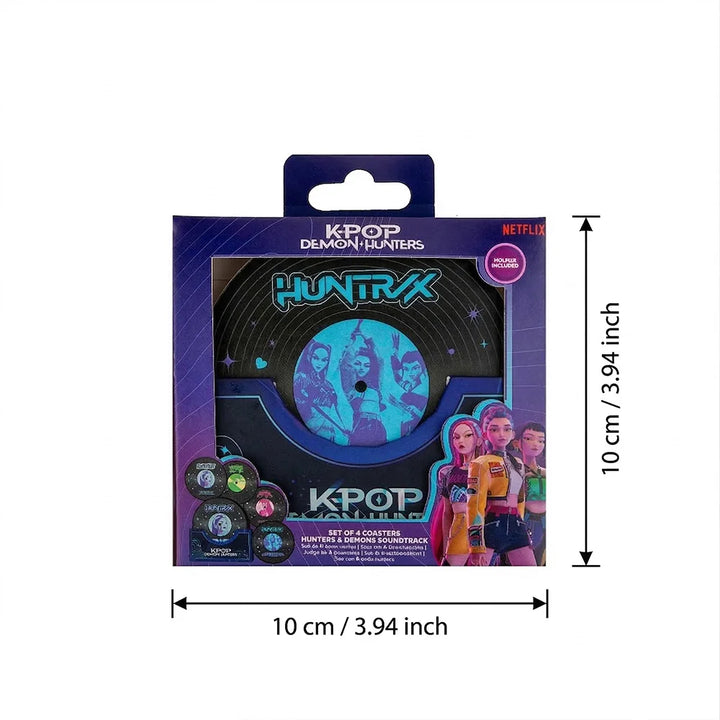 Lot de 4 Dessous de Verre KPop Demon Hunters Huntrix — photo 2